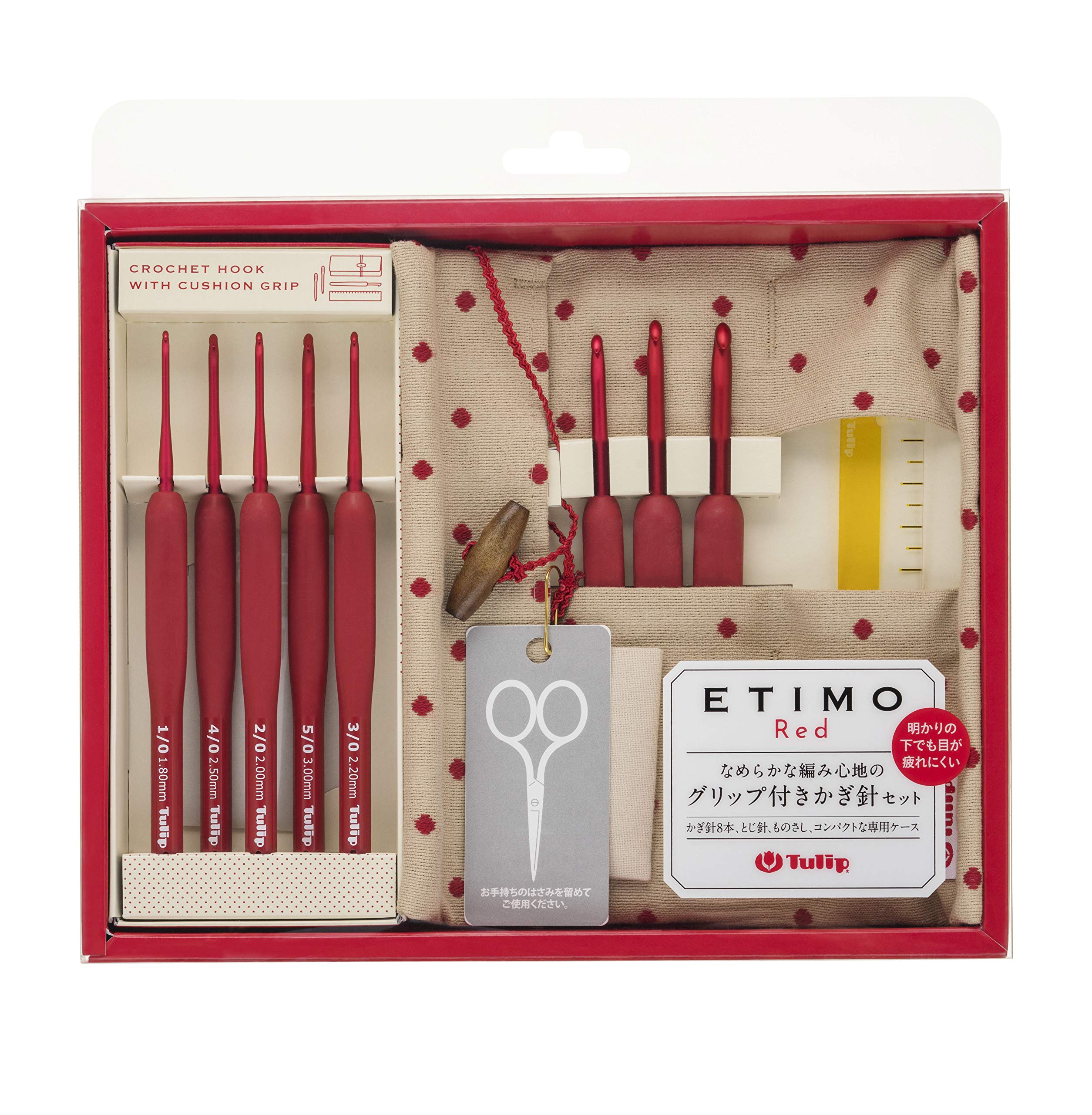 

Тюльпан Тюльпан Спиці Червоний Набір гачком ETIMO Red червоний