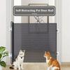 Adjustable Retractable Pet Gate Reinforced No-Drill Pet Door Pet Mesh Isolation Net  Doorways
