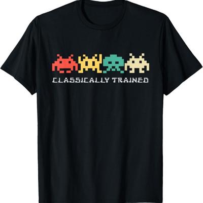 T-shirt Jeu Vidéo Vintage Rétro Arcade Années 80