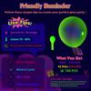 100Pcs Decorative Fluorescent Balloons 10/12in UV Balloons Luminous Balloons  Graduations