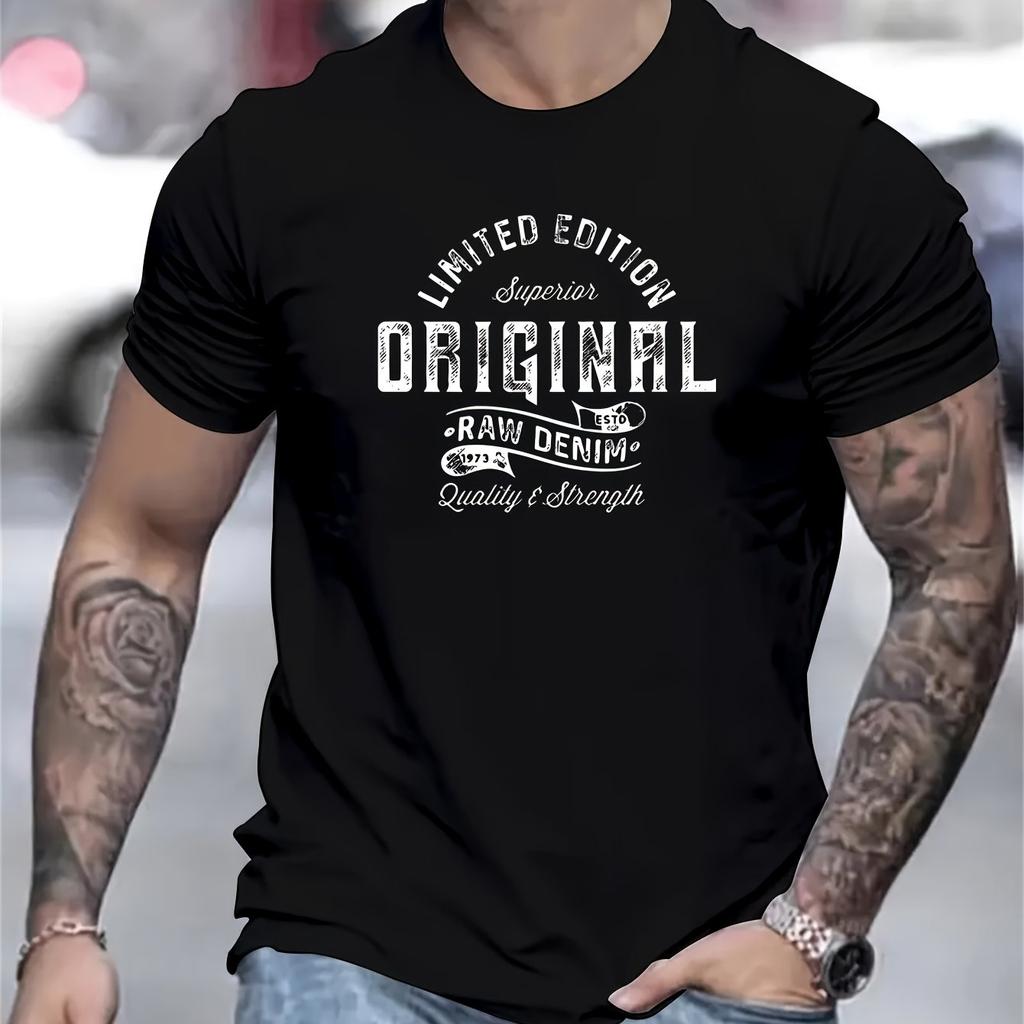 Mens summer 100 pure cotton fashionable casual sports loose edition pattern printed round neck short sleeved Tshirt top