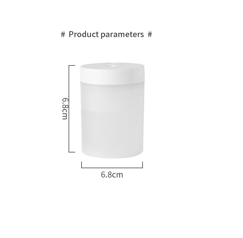200ml Silent Mini Humidifier Usb Air Humidifier Car Mist Diffuser Water Sprayer With Color Led Night Light For Office Bedroom