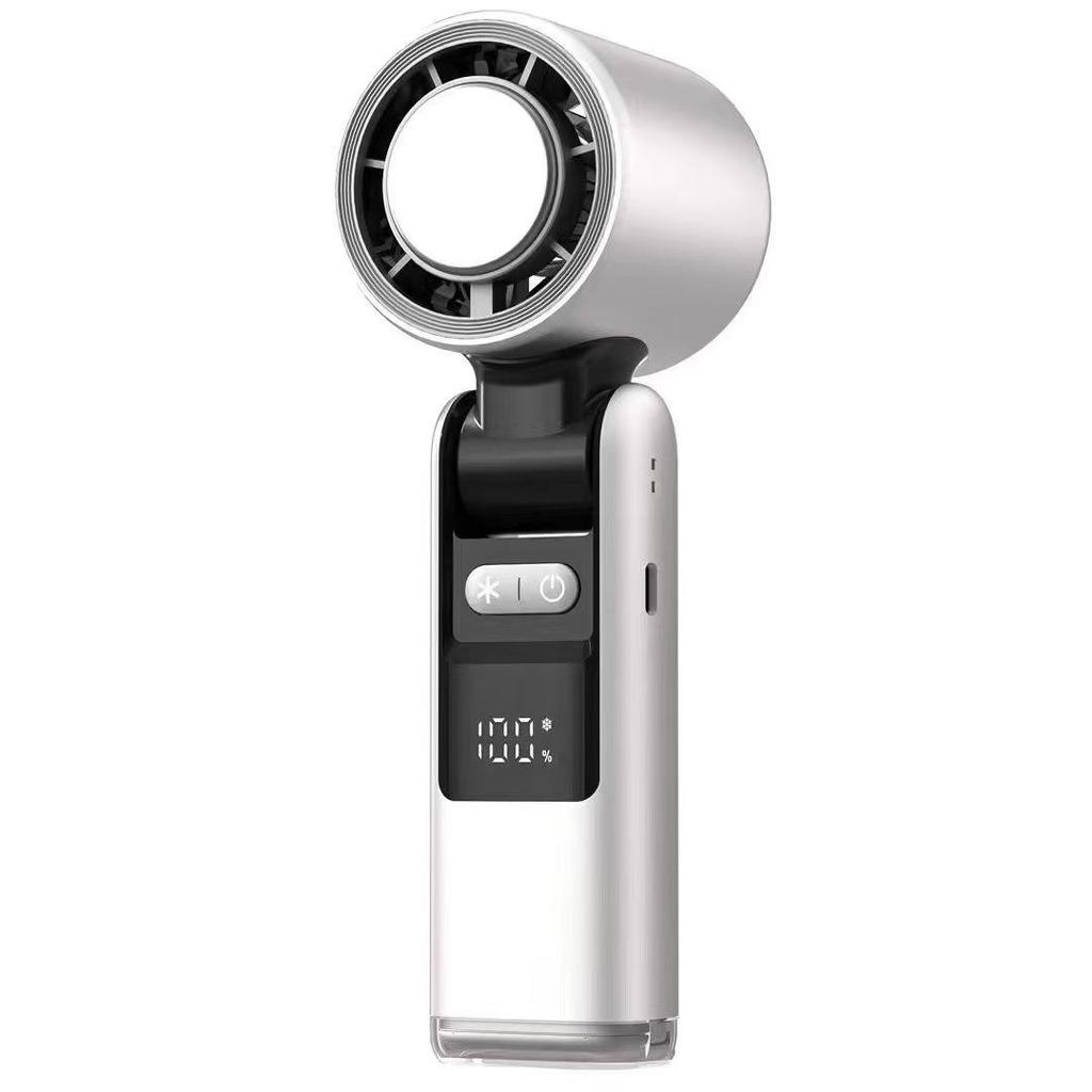 S5 Diamond Handheld Fan: 199-Speed Digital Display, High-Speed, Portable, Shining Design for Outdoor Use