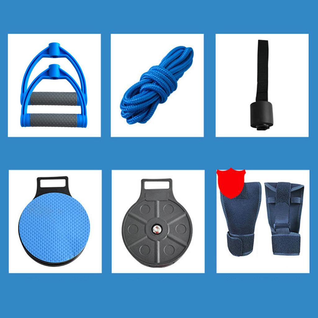 Schulter- und Arm-Seilzugsystem-Set, Tür-Rehabilitationsgerät, Geeignet für Heim-Physiotherapie, Rotationswiederherstellung und Kräftigungstrainingsgerät