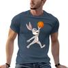 Easter Day Rabbit A Dunking Basketball Funny Boys Girls Kids Tshirt Daily Casual Short Sleeve Tee Shirt