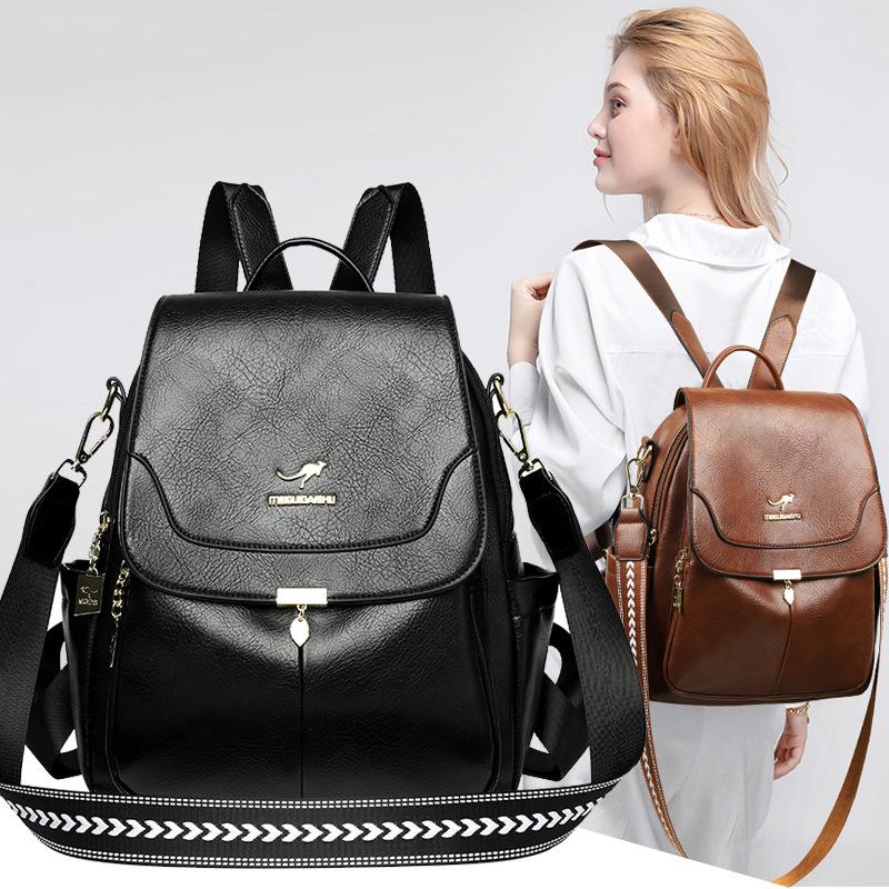 High Quality European and American Retro Casual Backpack New Versatile Large Capacity Outdoor Travel Backpack Women's Bag