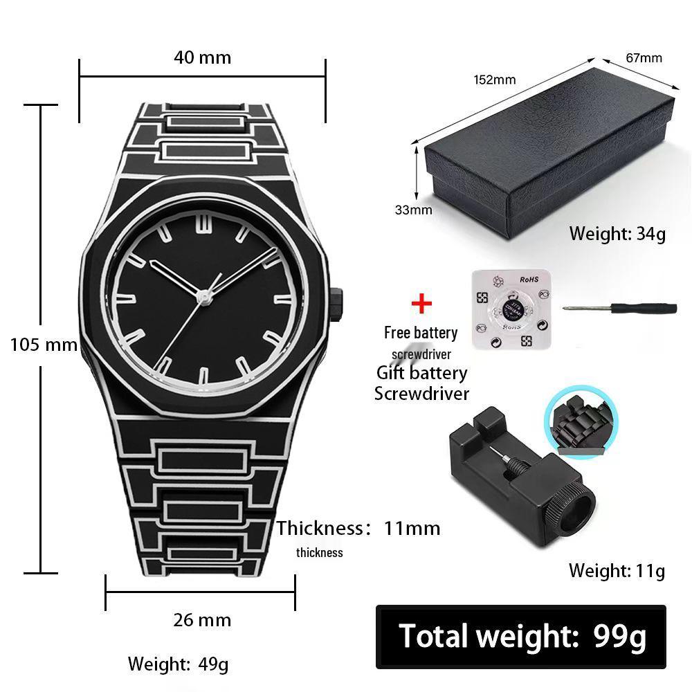 2024 Špičkové vodotěsné pánské a dámské quartzové hodinky pro jihovýchodní Asii a Blízký východ