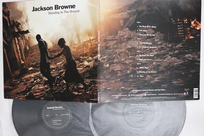 LP Record JACKSON BROWNE  Standing In The Breach INR141170 Inside Recordin 2014 US Rock Used