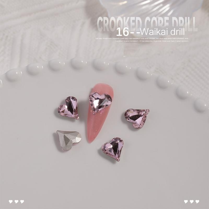 20Pcs Luxury 3D Nail Art Crafts Rhinestones Charms DIY Nail Designs Crystal Gems Dangle Manicure Nail Jewelry Diamonds
