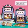 Cute Cartoon Book & Snack Gift Bag for Kids - Birthday or Children's Day Sealable Packaging