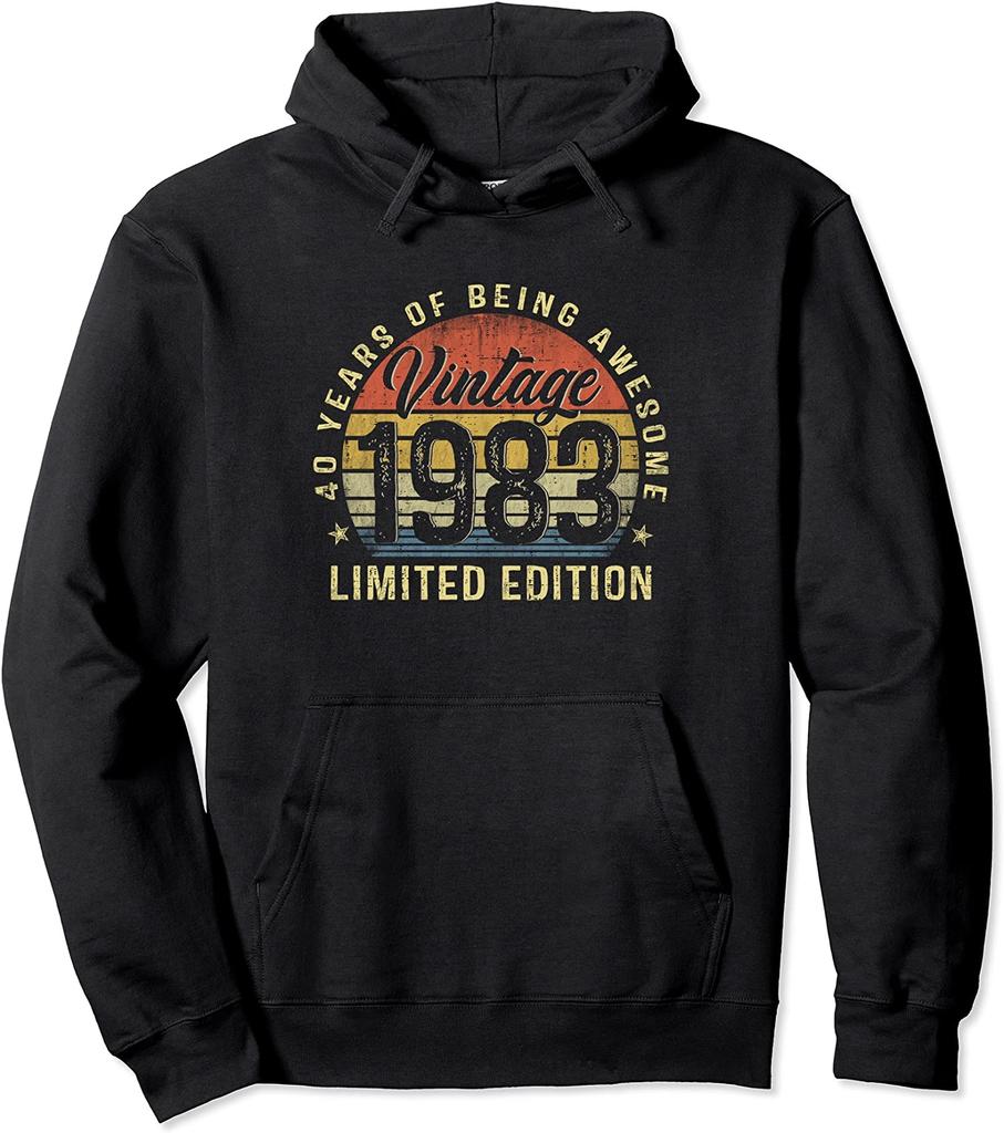40th Birthday Gifts 1983 Limited Edition 40 Year Old Unisex Hooded Sweatshirt