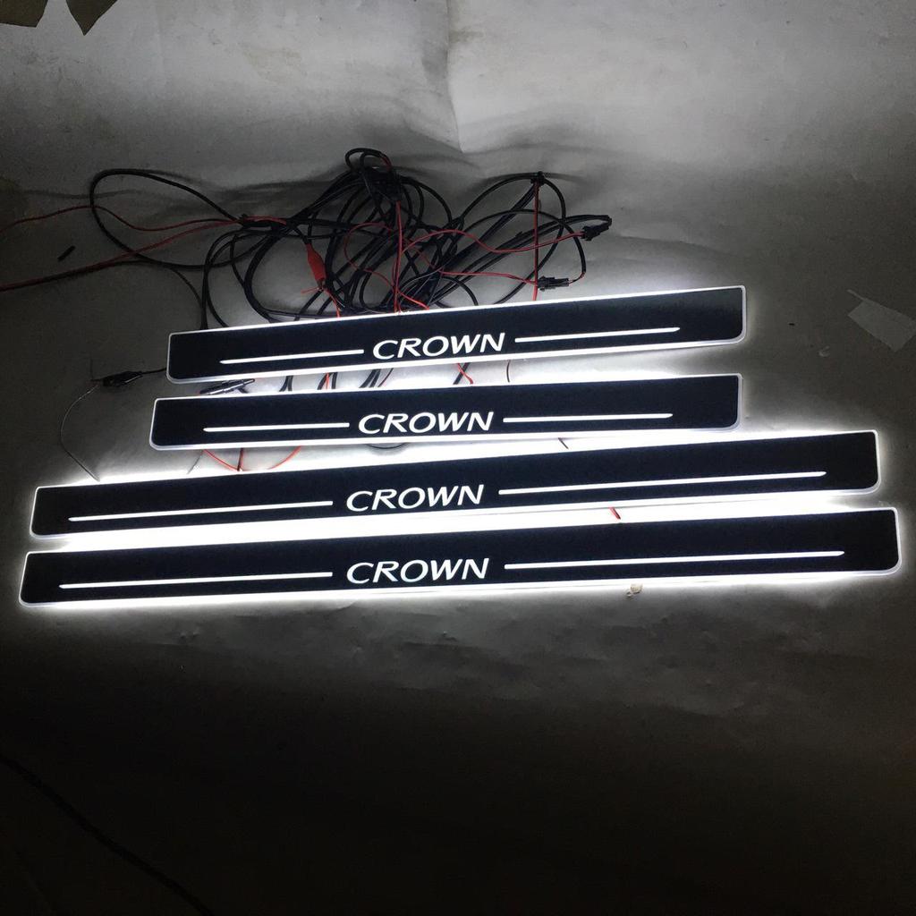 LED Door Sill Strips for 12th-14th Gen Emperor - 4-Piece Welcome Pedal Set