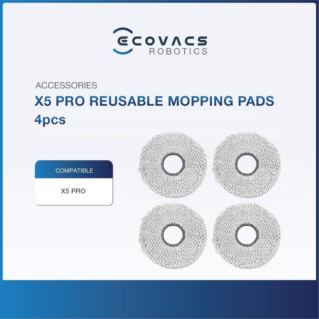 ECOVACS Washable Mop of X5 PRO OMNI Replacement Consumables Accessories (Pack 1) OMNI/X5