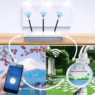 Smart WiFi Irrigation Timer Controller-Automatic Drip Watering System With App Remote Control IP67 Waterproof For Garden/Plants
