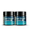 USTRAA Hair Growth Cream - 100g (Set of 2) with Onion Extract, Neelbhringadi, Blackseed Oil - Boosts Hair Growth, Prevents Hair Fall - No Parabens,