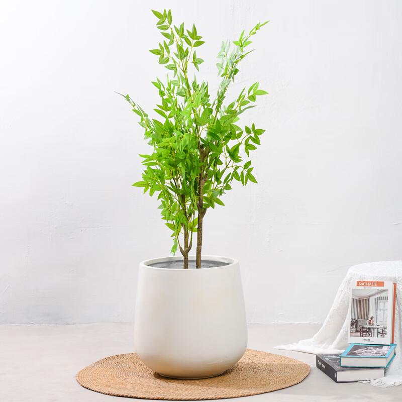 MOJY Large U-shaped Cement Planter
