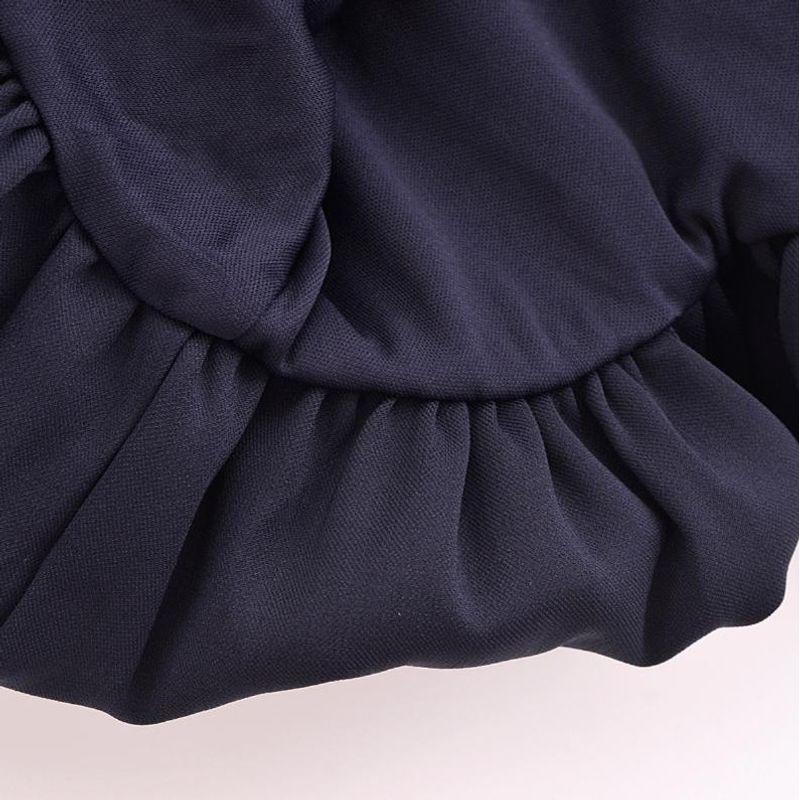 Kaslead New Arrival Women's Clothing Fashion Style Fashion Ruched Puffy Hem Tops 1014805