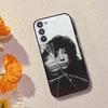S-Singer L-Lady Gaga Phone Case Black Silicone Soft For Samsung Galaxy A73,A72,A71,A70,A53,A52,A51