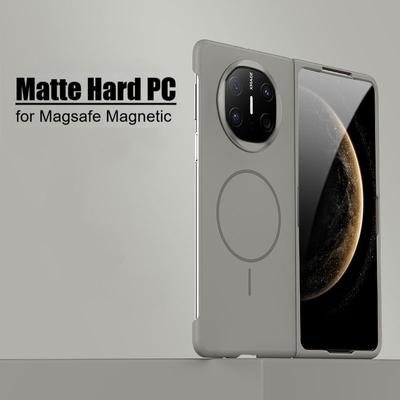 Pro Magsafe Ultratenké pouzdro pro HUAWEI Mate X6 Mate X5 X3 X2 Matné Tvrdé PC Bezdrátové Nabíjení Zadní Kryt Funda