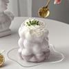 Cold Coffee Cups Latte Coffee Glass Juice Milk Water Cup Clear Water Bottle Glasses for Drinks Kitchen Desk Accessorie