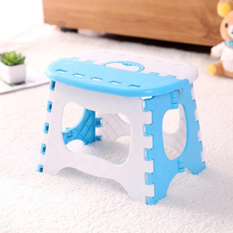 Plastic Portable Household Bathroom Folding Stool Children Adult Outdoor Portable Multi Purpose Folding Chair Easy To Store