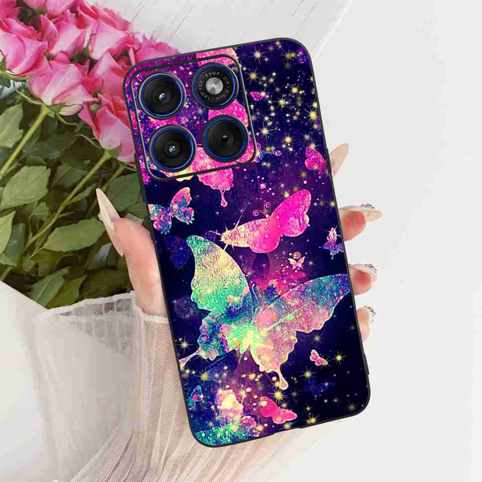 Lovely Cat For Motorola Edge 70 Case Cover Soft Silicone Phone Case For Motorola Edge70 Edge 70 5G Back Cover Bumper