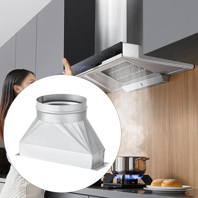 Adaptér pre prechodový ventilačný konektor potrubia Pozinkovaný pre ventilačný systém