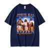 Funny Jesus Has Rizzen Graphic Tshirts Men Women Fashion High Quality Hip Hop Trend T Shirts Comfort Oversized Hot Sale Tshirt