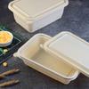 Rectangular Corn Starch Disposable Takeout Containers