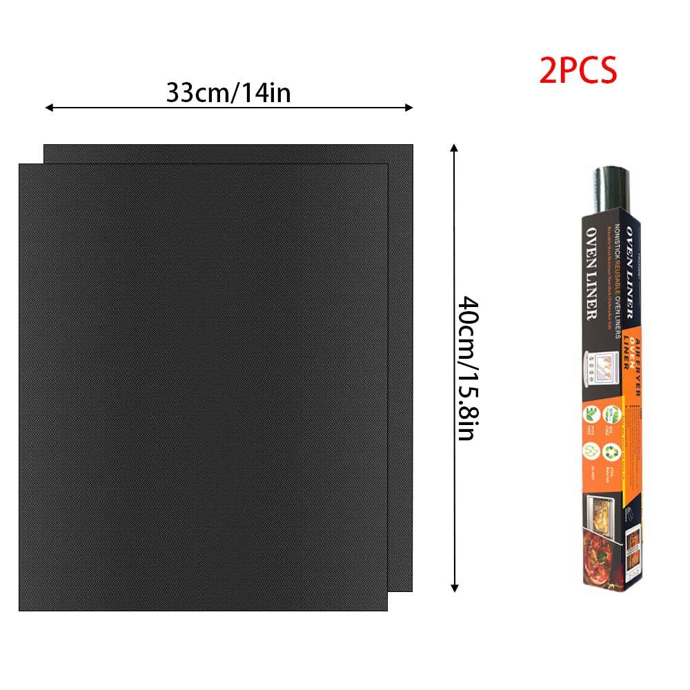 Multifunctional Grill Mat Microwave Oven Mat Household Grill Pan Liner Reusable High Temperature Resistant Baking Accessories