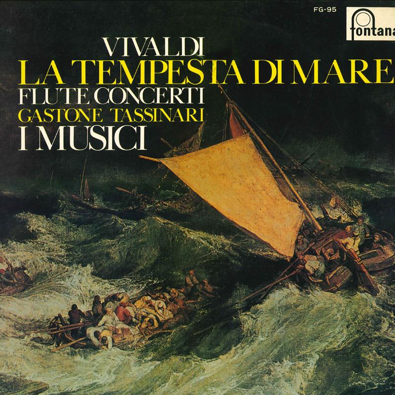 

LP Record GASTONE TASSINARI, I MUSICI ENSEMBL - Vivaldi Sea Wind Flute Concertos FG95 FONTANA 1973 Japan Classical Used