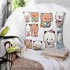 Bubu Dudu Cute Cartoon Bear Character Pillow Cover Kawaii Panda Cushion Cover Soft Pillow Case Pillowcases For Sofa Bedroom