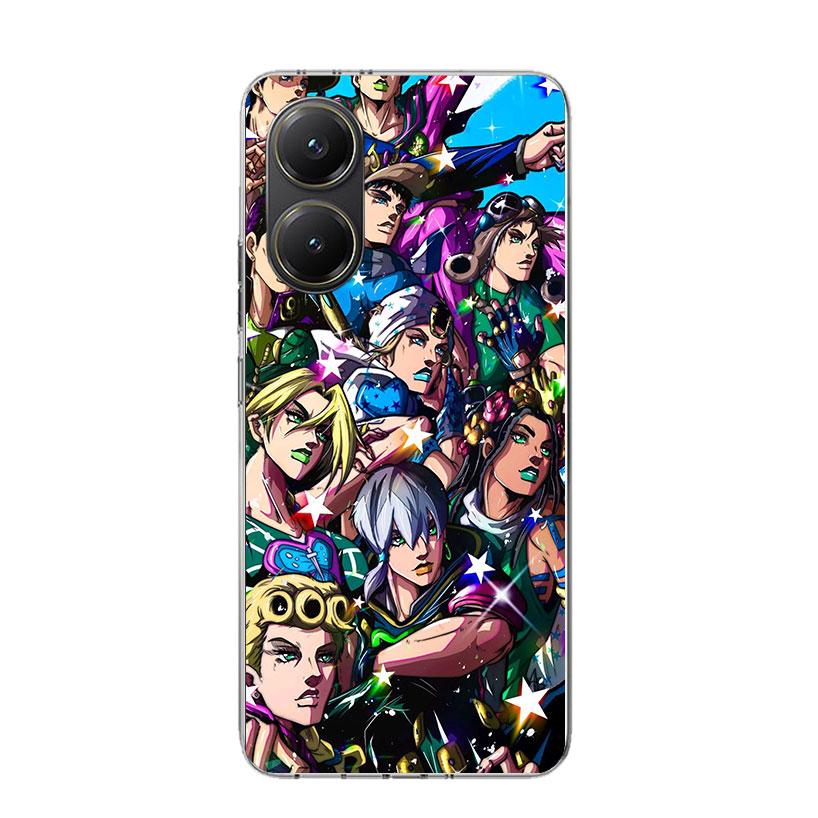 JoJo's Bizarre Adventure Hot Anime Phone Case For Xiaomi Poco F7 Ultra X7 X6 Pro X5 Redmi 15 15C 13 13C 12 12C 10 10A 10C 9 9A 9