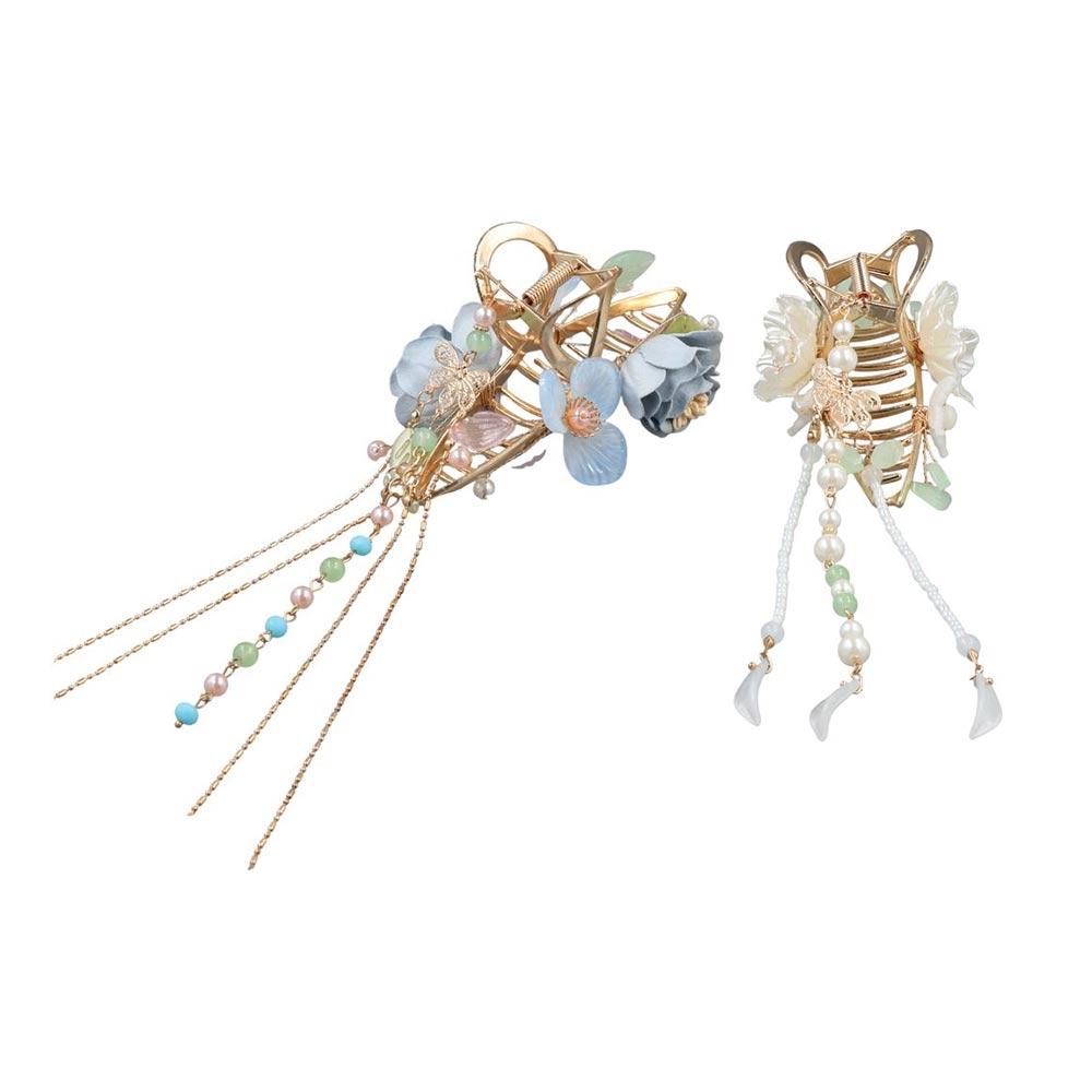 Clip Pearl Pendant Metal Hair Claw Korean Style Hair Clip Flower Hair Clip Women Hair Accessories