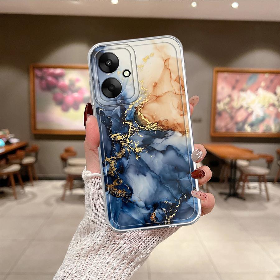 Soft Phone Cover Case for Xiaomi Poco X3 NFC X3 Pro Beautiful Marble