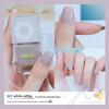 New Water-based Nail Polish, No-bake, Long-lasting, Fast-drying Peelable Nail Polish, Odorless, Transparent and White Nail Polish