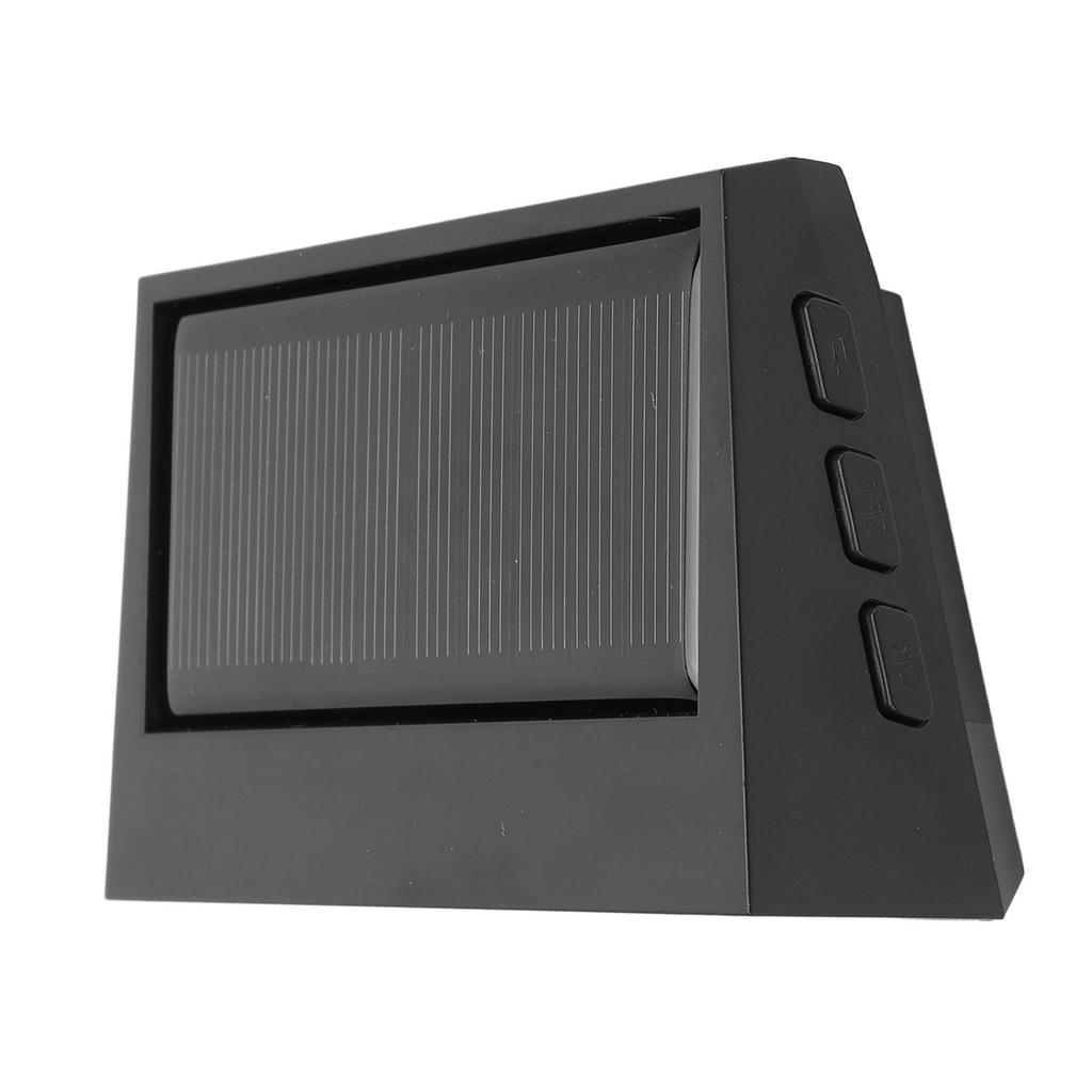 Däcktrycksövervakningssystem LCD-display med 6 externa sensorer Säkerhetslarm Solcellsdriven Trådlös TPMS