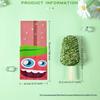 100Pcs Cartoon Ice Cream Packaging Bag Homemade Popsicle Disposable Plastic Popsicle Protective Cover Storage Sealing Bag Diy
