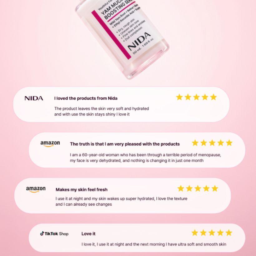 Nida Youthful Formula Yam Mucin ABCE Boosting Serum 50ml