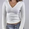 Fashion Long-sleeved Vest T-shirt Women's 2025 Autumn and Winter