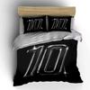 Large metallic number "10". Bedding sets Duvet cover sets Duvet covers Pillowcases(1 * Duvet Cover 2 * Pillowcases, without duvet insert)