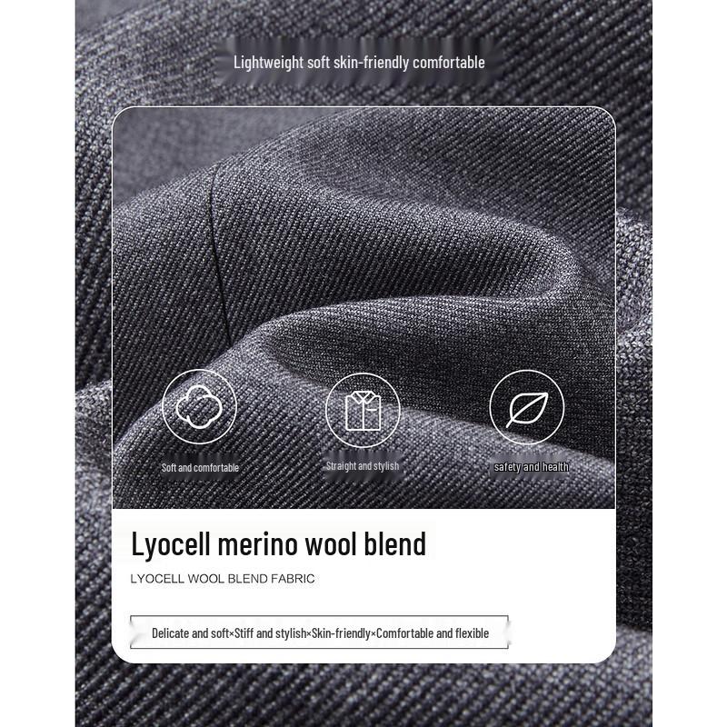 Demana Women's Lyocell Wool Blend Double-Breasted Blazer