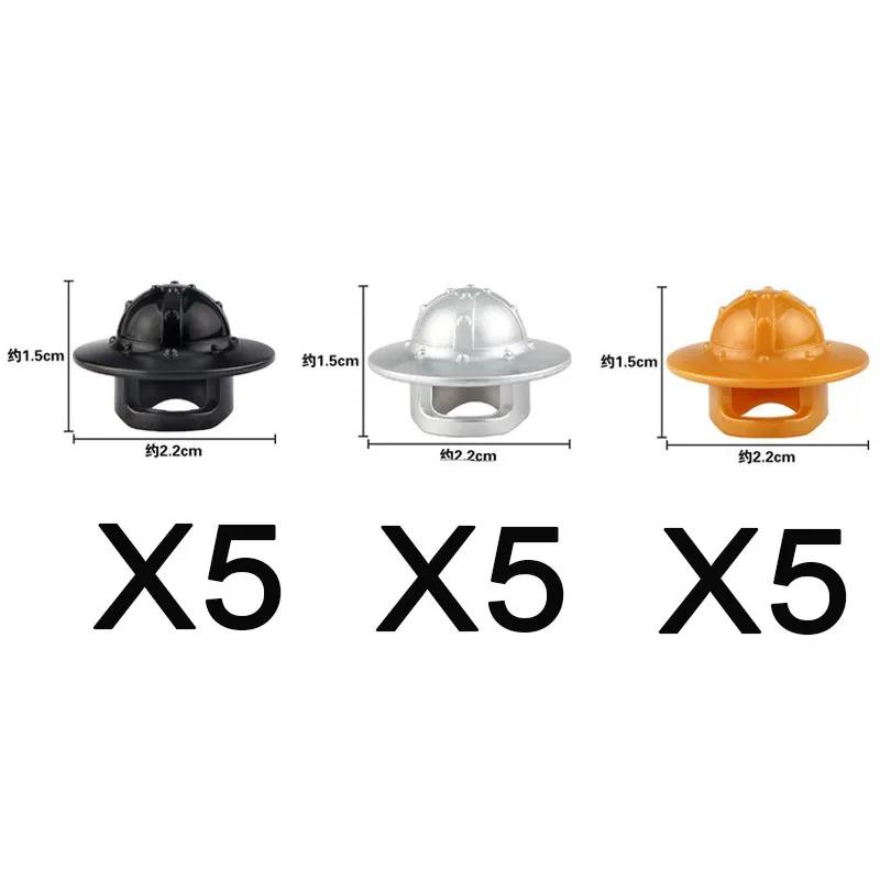 MOC Medieval Weapon Knight Building Block Accessories Character Helmet Hat Academic Gown Axe Sword Shield Brick Toy Gift K073