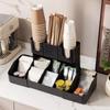Large Capacity Disposable Paper Cup Holder Plastic Cup Dispenser Coffee Station Organizer  for Home