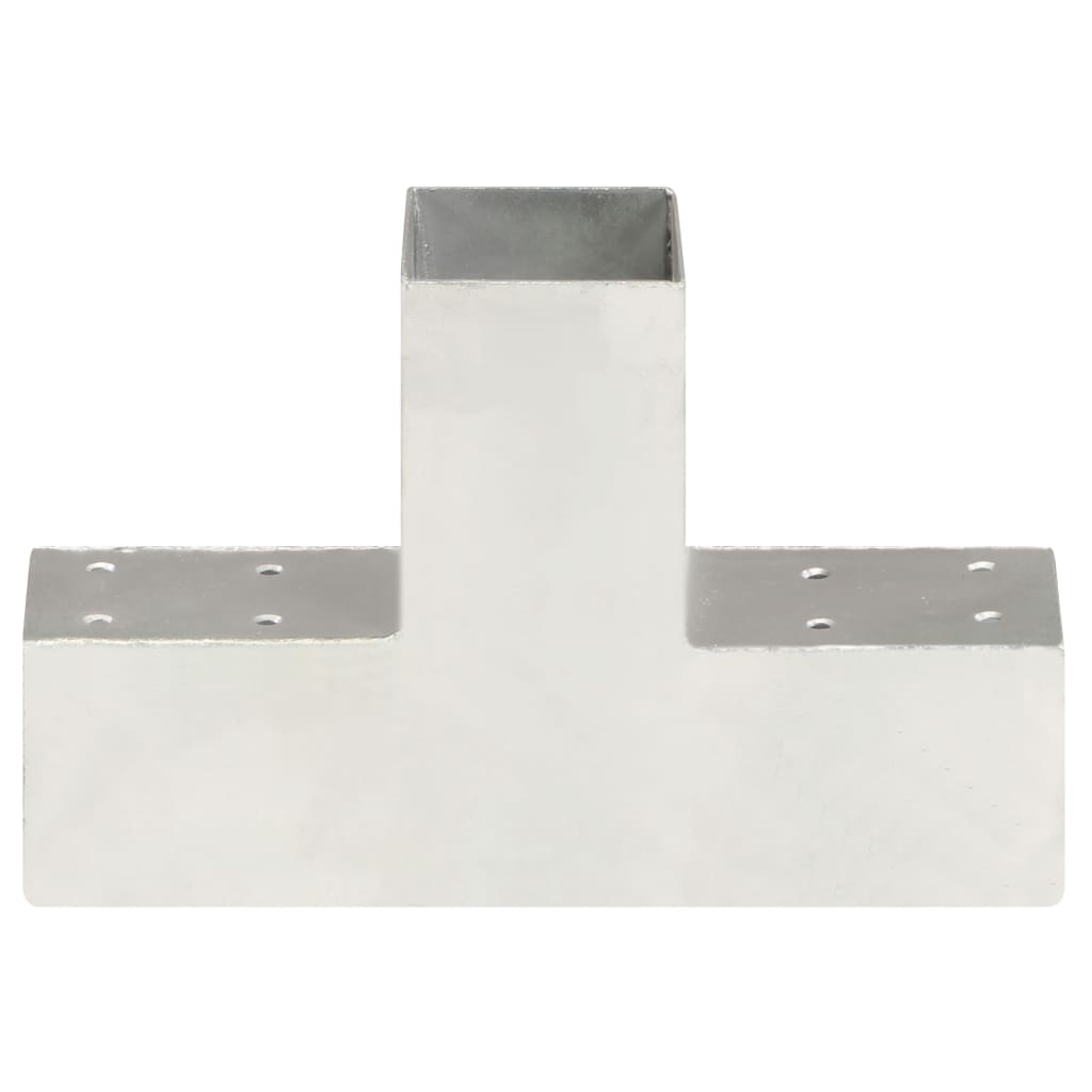 Vidaxl Łączniki W Kształcie T, 4 Szt., Galwanizowany Metal, 71X71 Mm
