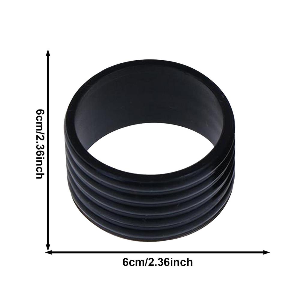 Silicone Tennis Racket Grip Ring Handle Closure Sweat-absorbing Band Fixed Stretchable Handle Tennis Accessories 1PC