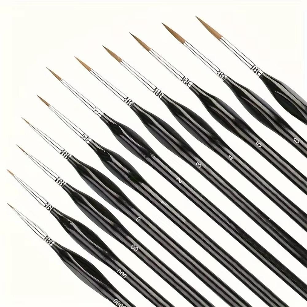 11/10pcs with Micro Tips Watercolor Brush for Fine Detail Hand Drawn Watercolor