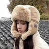 Hats for Men and Women Winter Warmth Windproof Velvet Thick Hat with Ear Protection for Cycling