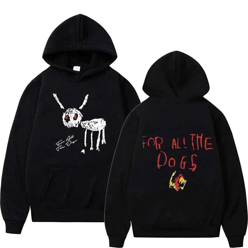 Nový Rapper Drake pro všechny The Dogs Mikiny s kapucí Letter print Unisex ženy Hip Hop Y2K Mikina s kapucí Mikiny s kapucí Pulovry Unisex oblečení