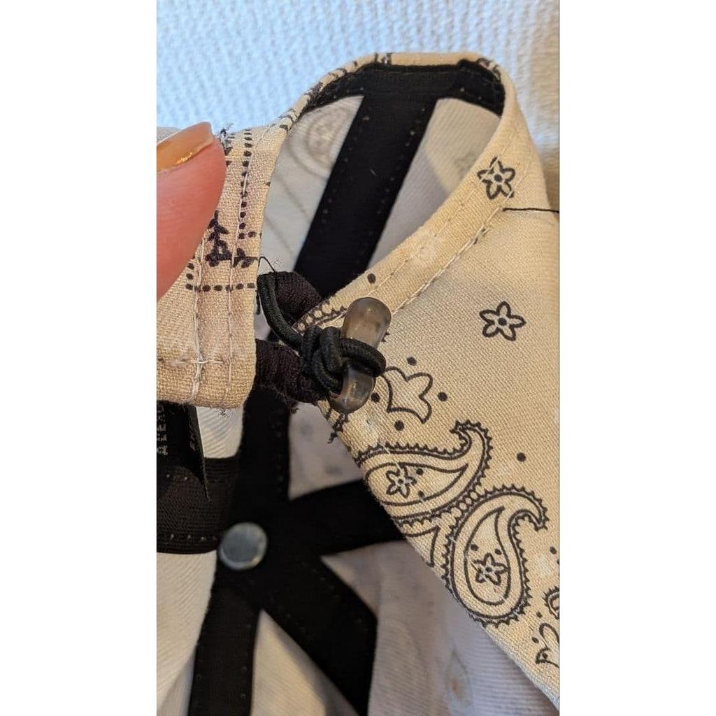 Used KITH Paisley Pattern Cap Bandana Pattern New Era White Kiss